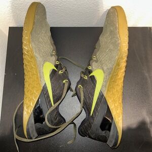 Nike Metcon 3 Crossfit Shoes Men's Size 12 Black/Green/Tan Trainer